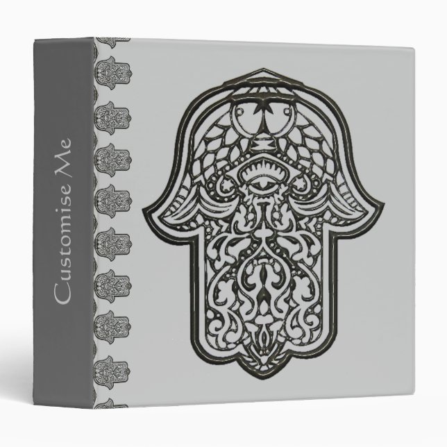 Classeur Main de henné de Hamsa (Original) (Devant/Côté)