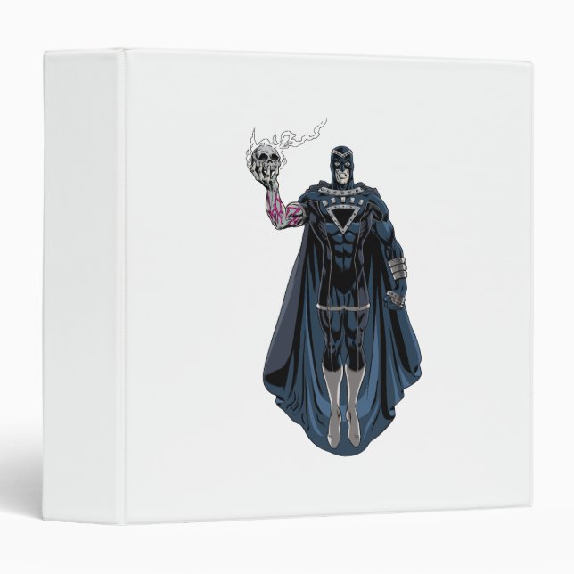 Classeur Main noire avec crâne 1 (Devant/Côté)