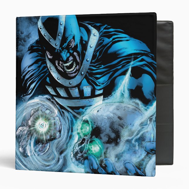 Classeur Main noire avec panneau de crâne (Devant/Intérieur)