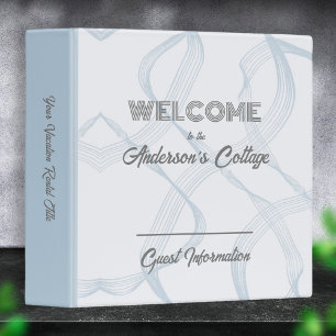Classeur Maison de vacances Location Bleu gris clair