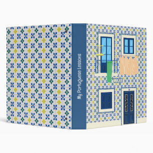 Classeur Maison portugaise de Lisbonne avec des carreaux et