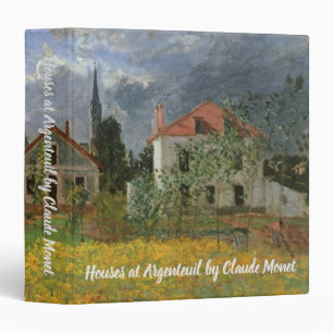 Classeur Maisons à Argenteuil par Claude Monet, Art Vintage