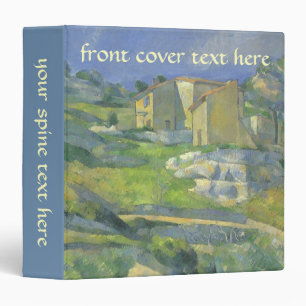 Classeur Maisons en Provence par Paul Cezanne, Art Vintage