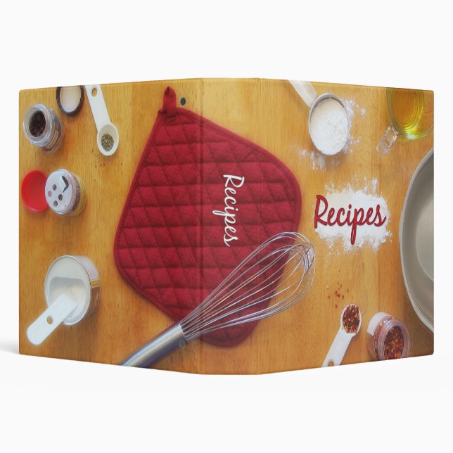 Classeur malpropre de recette de cuisine (Arrière-plan)