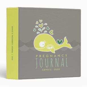 Classeur Maman Baleine Verte Enceinte Jumeaux Journal de Gr