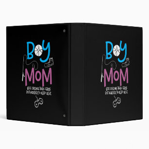 Classeur Maman drôle de garçons Maman fière Bonne fête des