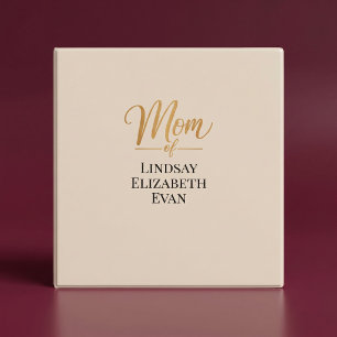 Classeur Maman Élégante Personnalisée