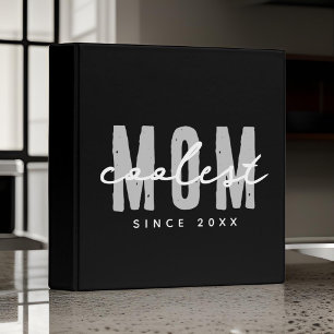 Classeur Maman la plus cool depuis 20XX Moderne Simple Prep