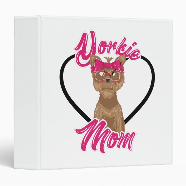 Classeur Maman Yorki (Devant/Côté)