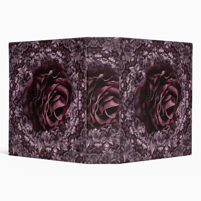 Classeur Mandala de rose  (Arrière-plan)