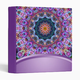 Classeur Mandala pourpre de Lotus