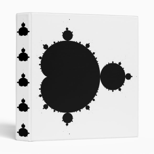 Classeur Mandelbrot Set 01 - Fractal (Devant/Côté)