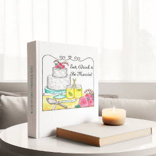 Classeur Mangez, buvez et soyez marié Wedding planner