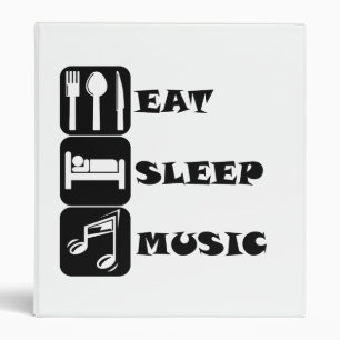 Classeur Mangez la musique de sommeil