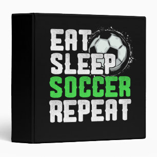 Classeur Mangez Sleep Football Répéter Cool Sport Joueur