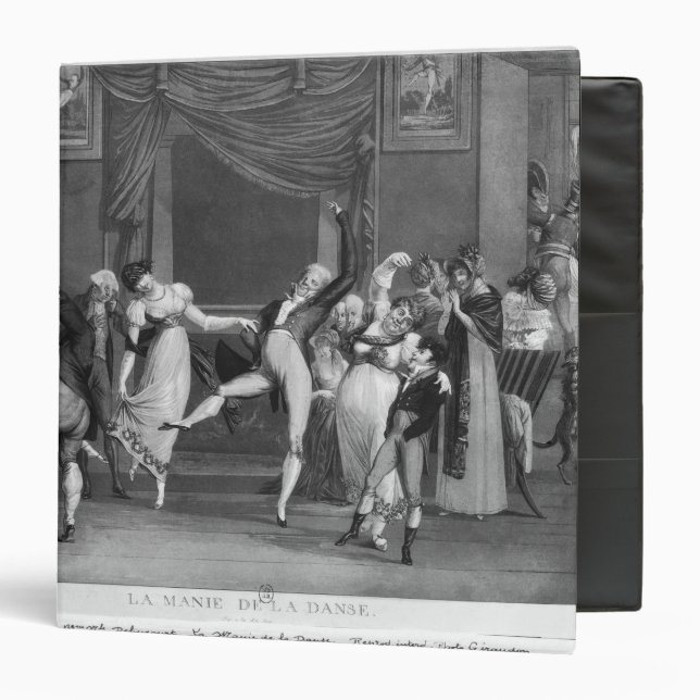 Classeur Manie de danse, 1809 (Devant/Intérieur)