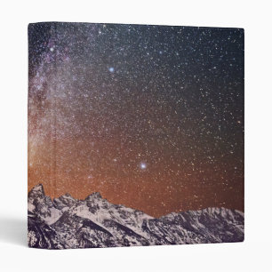 Classeur Manière laiteuse au-dessus de Teton grand