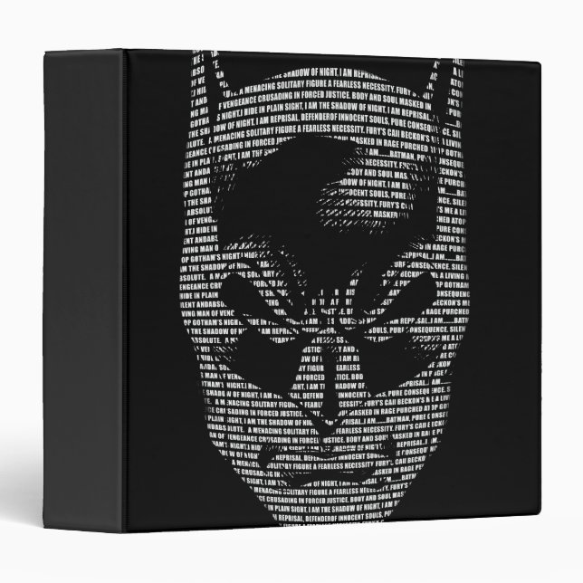 Classeur Mantra de Batman Head (Devant/Côté)