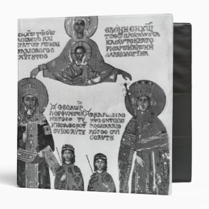Classeur Manuel Palaeologus protégé par Vierge Marie
