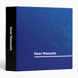 Classeur Manuels utilisateur Style de technologie