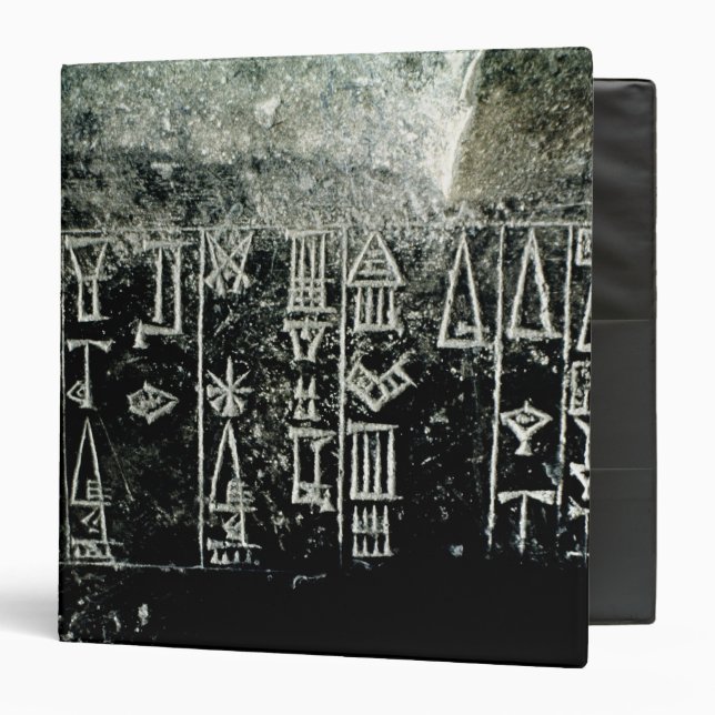 Classeur Manuscrit cunéiforme (Devant/Intérieur)