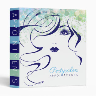 Classeur Maquillage artiste coiffure styliste salon carnet