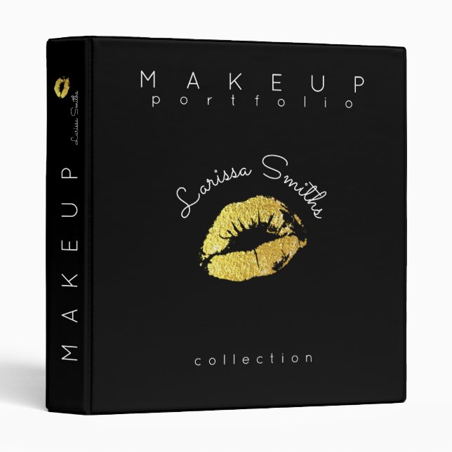 Classeur maquillage . maquillage artiste beauté lèvres fémi (Devant/Côté)