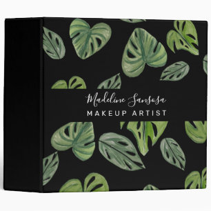 Classeur Maquilleuse Jungle Verdure Aquarelle Monstera