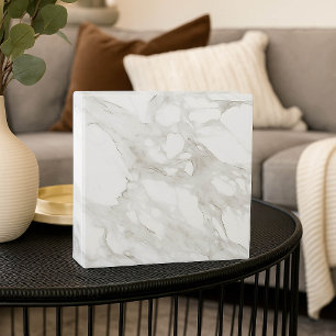 Classeur Marbre blanc minimaliste de luxe professionnel