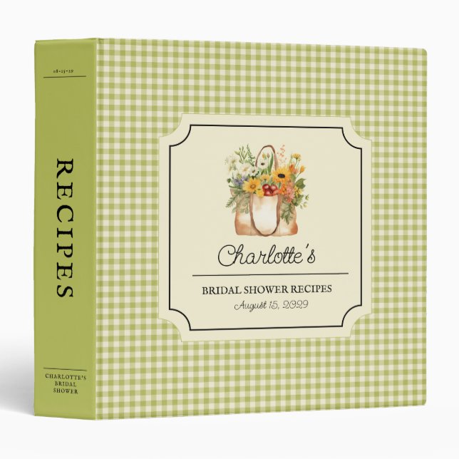 Classeur Marché des mariées du marché fermier tout frais so (Devant/Côté)