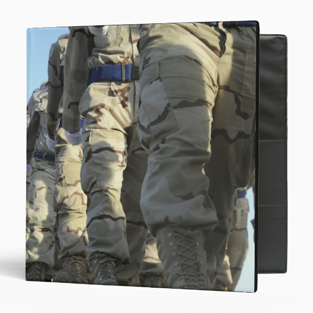 Classeur Marche des recrues de l'aviation irakienne (Devant/Intérieur)