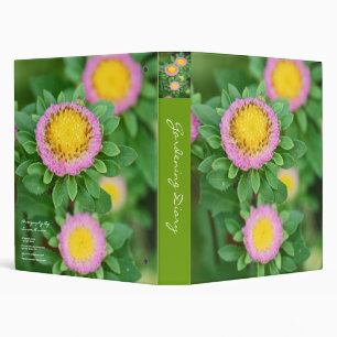 Classeur Marguerites roses