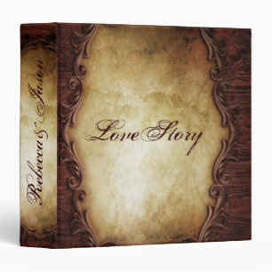 Classeur mariage campagnard occidental de typographie