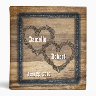 Classeur Mariage Country Western, Album Photo Rustique