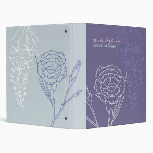 Classeur Mariage de Botanica (Periwinkle)