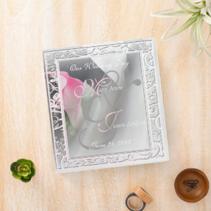 Classeur Mariage de cadre rose Calla Lily