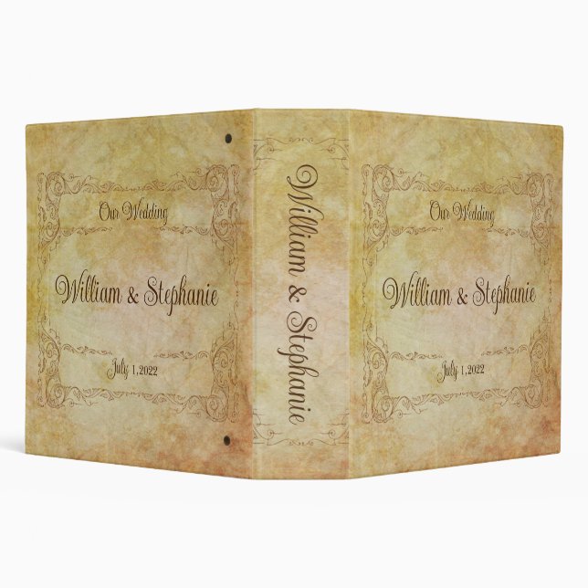 Classeur Mariage de conte de fées romantique victorien vint (Arrière-plan)