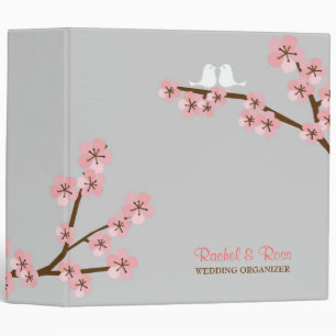 Classeur Mariage de jardin de fleurs de cerisier