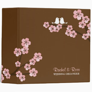 Classeur Mariage de jardin de fleurs de cerisier