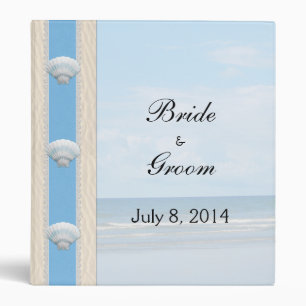 Classeur Mariage de plage de coquillage