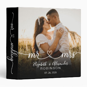 Classeur Mariage de script de coeur Souvenirs photo Album C