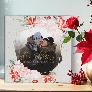 Classeur Mariage d'hiver photo florale