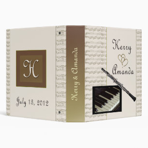 Classeur Mariage fait sur commande pour Kerry et Amanda