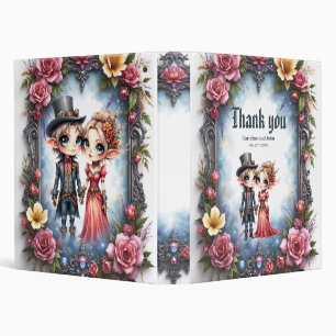 Classeur Mariage Fantastique d'Elfe Steampunk
