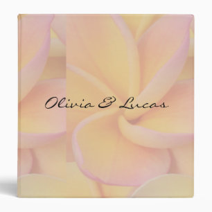 Classeur Mariage jaune de fleur de Plumeria