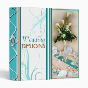 Classeur Mariage nuptiale fait sur commande/classeur floral
