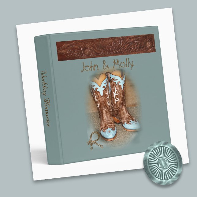 Classeur Mariage occidental Turquoise (Créateur téléchargé)