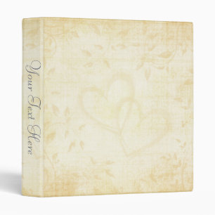 Classeur Mariage papier vieilli vintage