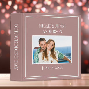 Classeur Mariage photo Rose Gold Blush Rose