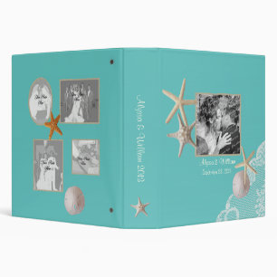 Classeur Mariage plage avec Starfish et photos